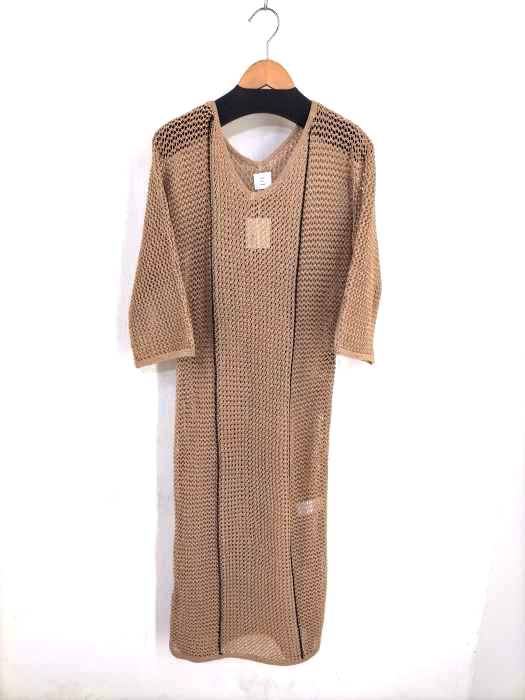 USED古着(ユーズドフルギ) Hey Life Store mesh linen knit dress レディース FREE