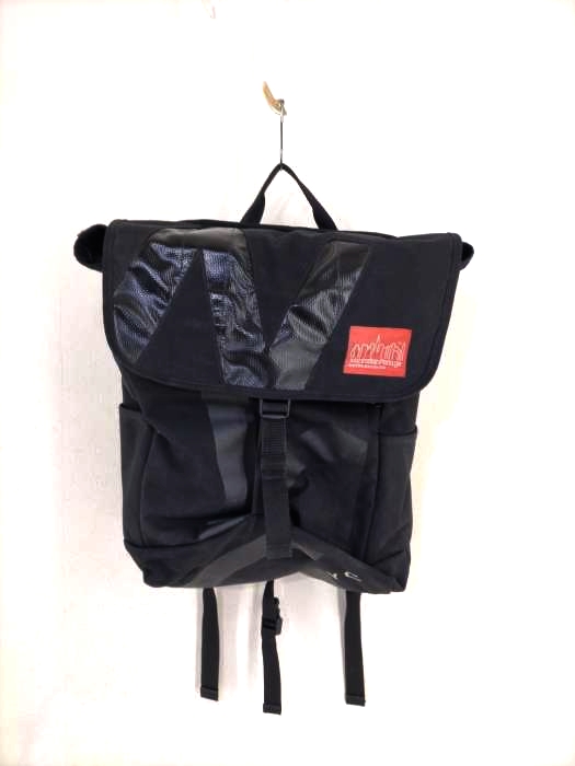 Manhattan Portage(マンハッタンポーテージ) ロゴパッチワーク切替バックパック メンズ 表記無