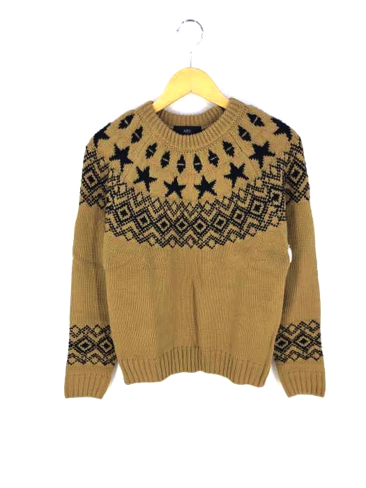 アズールバイマウジー AZUL by moussy FAIR ISLE STAR KNIT メンズ  S