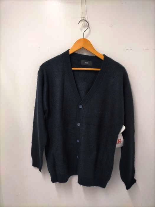 AZUL by moussy(アズールバイマウジー) ヒョウ柄ニットカーディガン メンズ  S