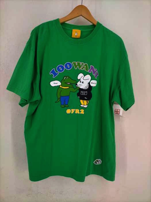 FR2(エフアールツー) 100日後に死ぬワニ プリントTシャツ メンズ 表記無