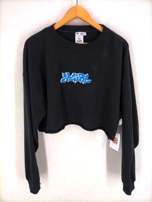 X-girl(エックスガール) 22SS  GRAFFITI LOGO SWEAT CROPPED TOP レディース JPN：S