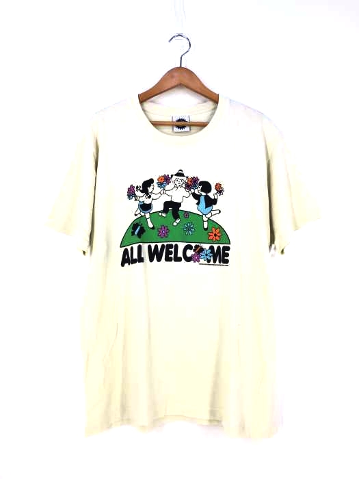 BEAMS T(ビームスティー) ALL WELCOME GARDEN SHORT SLEEVE TEE メンズ JPN：L
