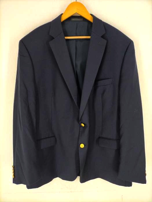 LAUREN RALPH LAUREN(ローレンラルフローレン) 金ボタン 紺ブレ 2Bテーラードジャケット オーバーサイズ メンズ  48R