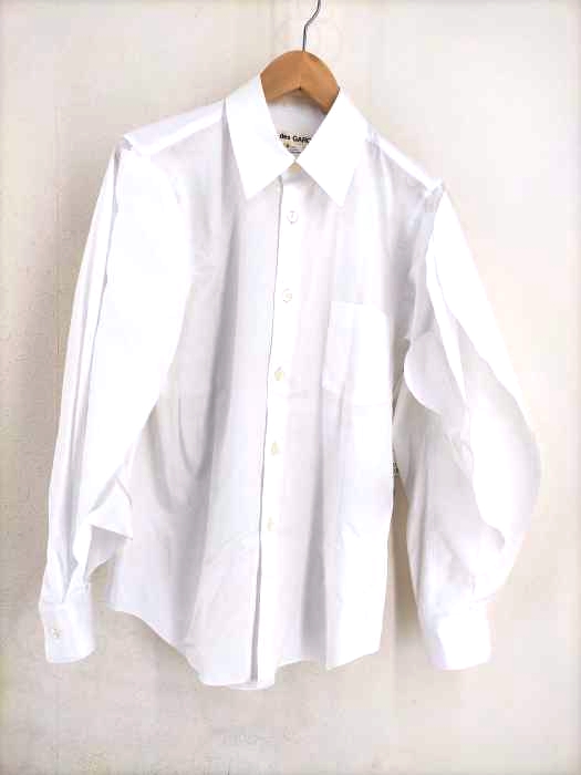 COMME des GARCONS(コムデギャルソン) AD2022 22AW カットオフデザインパフスリーブブロードシャツ レディース JPN：S