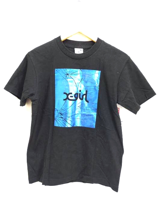 エックスガール X-girl メタリックTシャツ レディース ONE SIZE