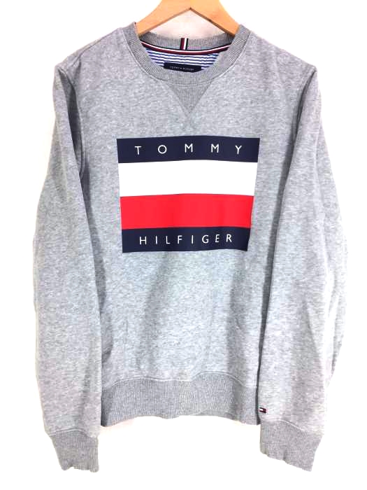 トミーヒルフィガー TOMMY HILFIGER LOGO CREW SWEAT メンズ  S