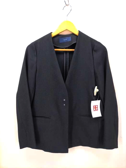 シップス SHIPS フェイクリネンオックスノーカラージャケット レディース JPN：38