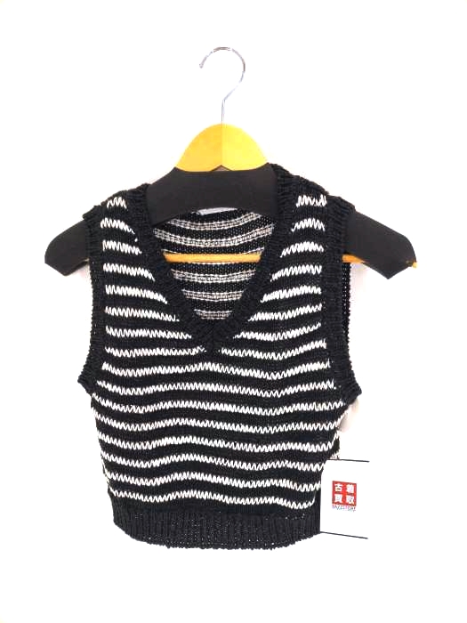 ラグアジェム LAGUA GEM V NECK KNIT VEST レディース FREE