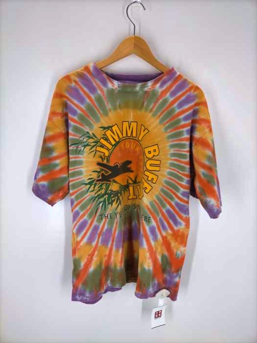 ユーズドフルギ USED古着 USA製 JIMMY BUFFET タイダイ半袖tシャツ メンズ JPN：XL