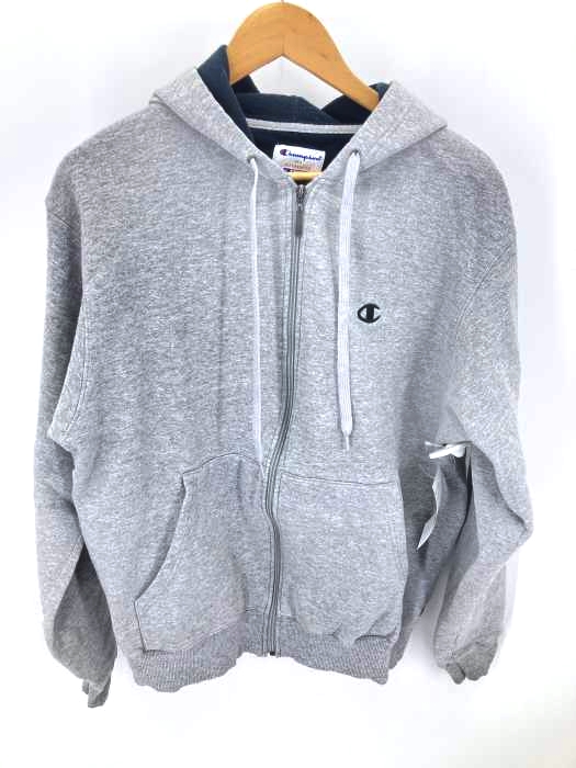Champion(チャンピオン) ワンポイントロゴジップアップパーカー メンズ  M