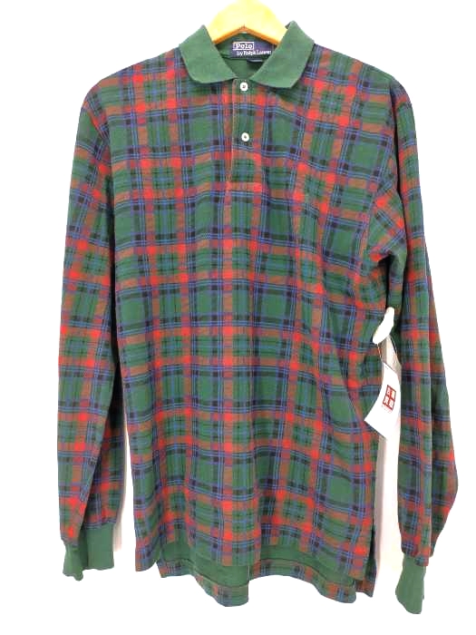 Polo by RALPH LAUREN(ポロバイラルフローレン) ロングスリーブチェックポロシャツ メンズ import：S