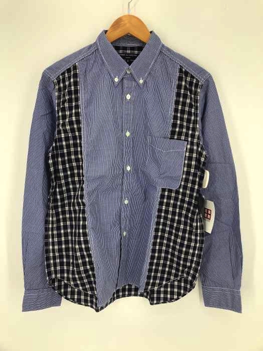 COMME des GARCONS HOMME(コムデギャルソンオム) タータンチェック切替ボタンダウンシャツ メンズ JPN：S