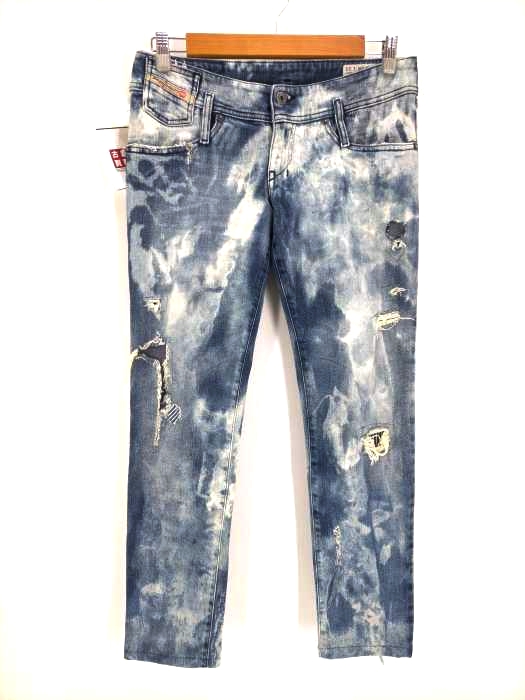 DIESEL(ディーゼル) ダメージ加工 スキニーデニムパンツ レディース 28/32