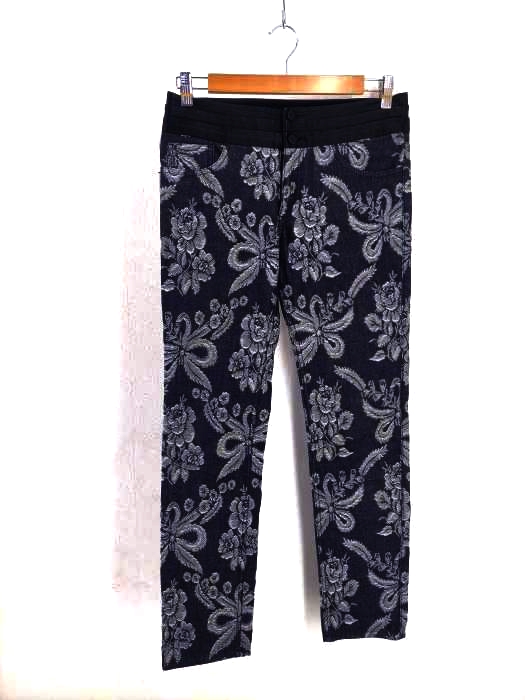 JUNYA WATANABE COMME des GARCONS(ジュンヤワタナベコムデギャルソン) ad2006 07ss ジャガード織柄デニムパンツ レディース JPN：S