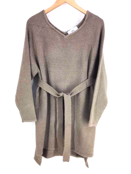アズールバイマウジー AZUL by moussy BELT SET V NECK KNIT TUNIC レディース  S