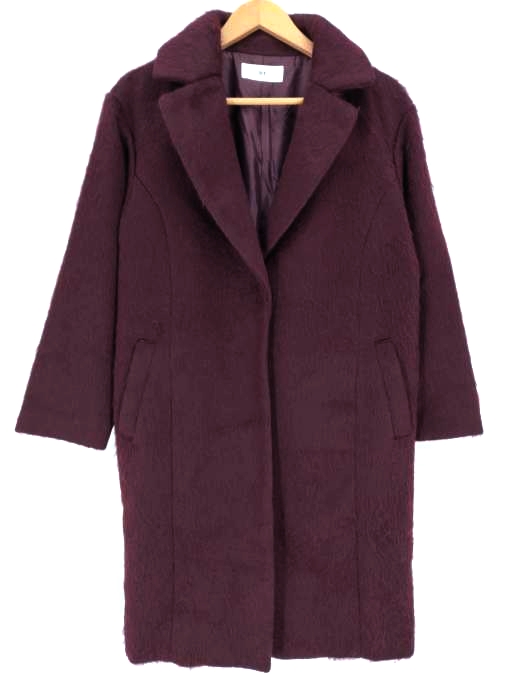 SLY(スライ) SHAGGY CHECK OVER COAT レディース  1