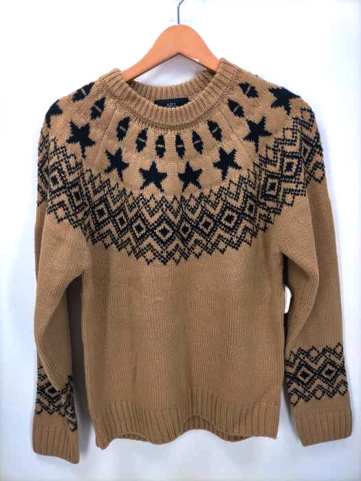 AZUL by moussy(アズールバイマウジー) FAIR ISLE STAR KNIT メンズ  M