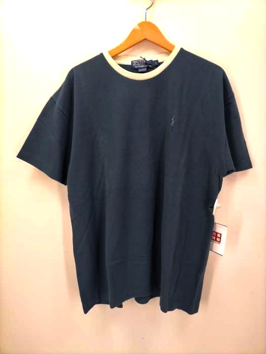 Polo by RALPH LAUREN(ポロバイラルフローレン) ポニー刺繍鹿の子地クルーネックTシャツ メンズ JPN：L