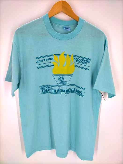 STEDMAN 90S USA製後染めプリント半袖Tシャツ メンズ JPN：XL