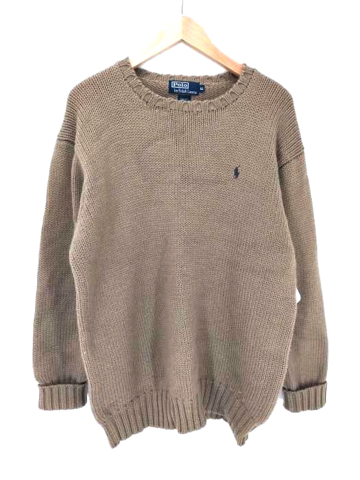 Polo by RALPH LAUREN(ポロバイラルフローレン) ポニー刺しゅう ウールニット メンズ  LL