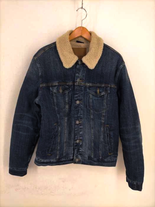 アメリカンイーグルアウトフィッターズ AMERICAN EAGLE OUTFITTERS 襟ボアデニムジャケット メンズ JPN：M