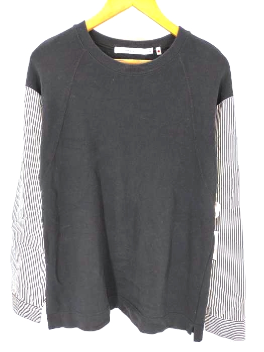 レアセル rehacer Fusion Stripe SWEAT フュージョン ストライプ プルオーバー スウェット カットソー メンズ JPN：M