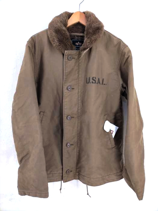 アルファインダストリーズ ALPHA INDUSTRIES デッキジャケット メンズ JPN：XL
