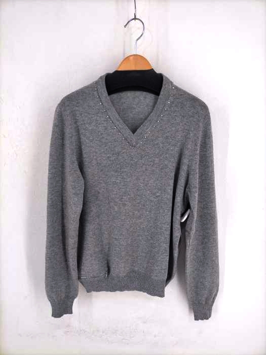 マークジェイコブス MARC JACOBS ジップデザイン Vネックニット レディース JPN：M
