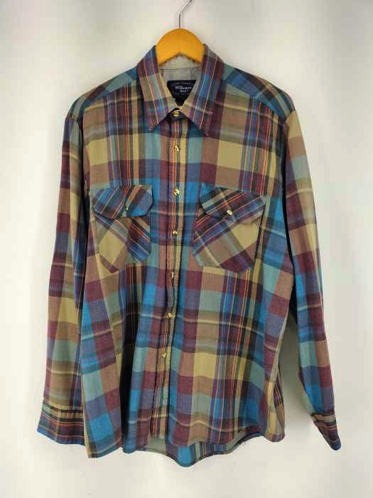 ユーズドフルギ USED古着 {{Williams Boy}} クレイジーチェック CPO オーバーサイズ長袖シャツ メンズ JPN：XL