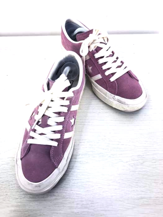 コンバースオールスター CONVERSE ALLSTAR STAR&BARS SUEDE OX レディース JPN：24.5