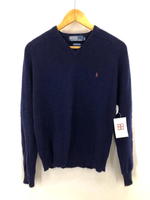 Polo by RALPH LAUREN(ポロバイラルフローレン) LAMBS WOOL スモールポニー刺繍 ニット メンズ JPN:M