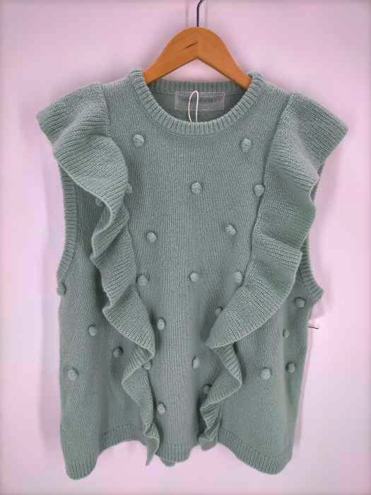 Honey mi Honey(ハニーミーハニー) 20AW over frill vest レディース トップス ベスト