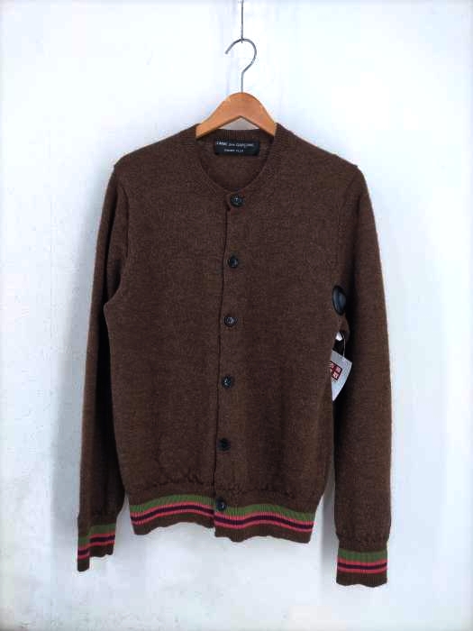 COMME des GARCONS HOMME PLUS(コムデギャルソンオムプリュス) AD2004 アルパカ ボーダーカーディガン メンズ 表記無