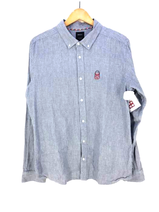 RVCA(ルーカ) バリーマッギー別注 長袖ボタンダウン シャツ メンズ JPN：M