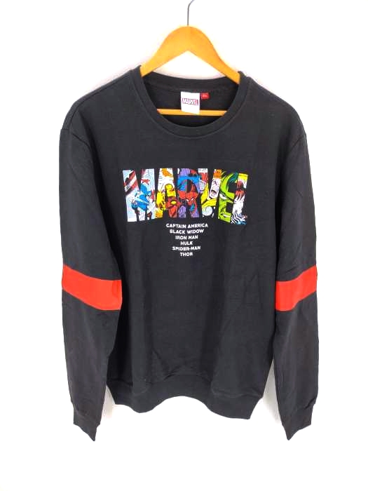MARVEL(マーベル) キャラクタープリント ロングスリーブTシャツ メンズ JPN：XL