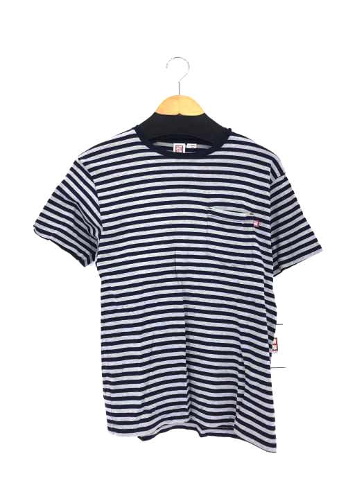 S/Double(エスダブル) コットン ボーダー クルーネックTシャツ メンズ JPN：S