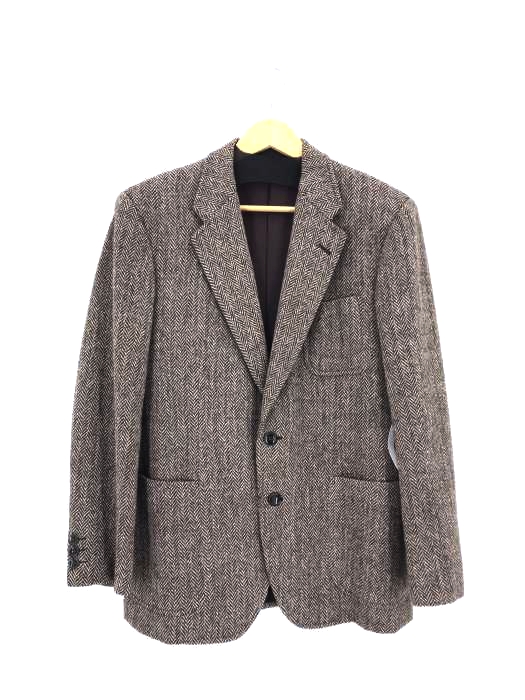 USED古着(ユーズドフルギ) Harris Tweed ハリスツイード ヘリンボーンテーラードジャケット メンズ 表記無