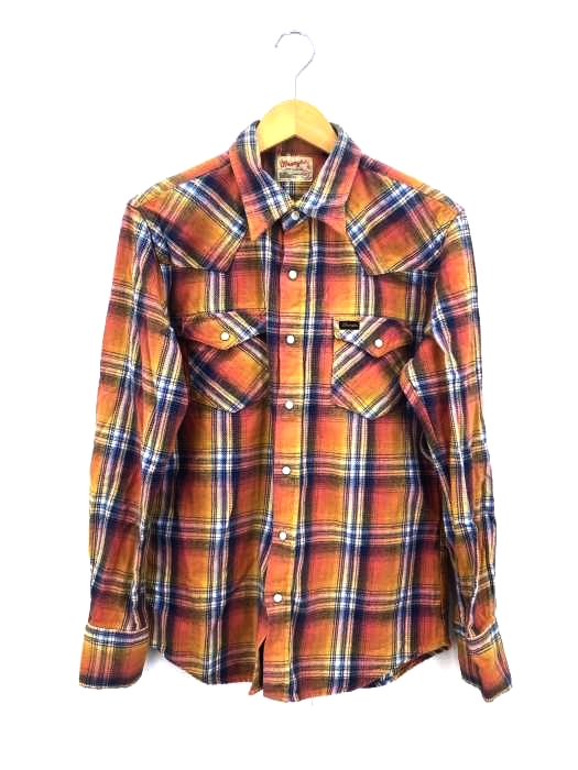 Wrangler(ラングラー) チェック柄 ウエスタンネルシャツ メンズ  L