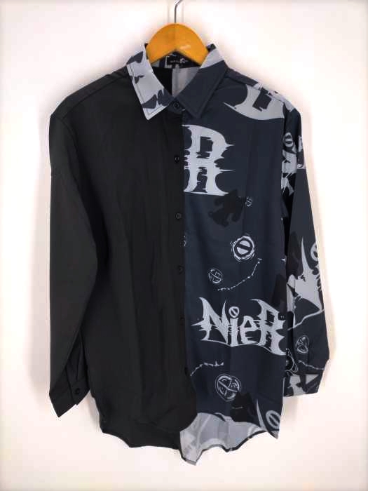 NieR CLOTHING(ニーア クロージング) ハーフ切替ロゴシャツ メンズ FREE