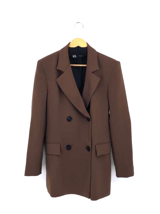 ザラ ZARA DOUBLE BREASTED BLAZER SPECIAL EDITION レディース import：M