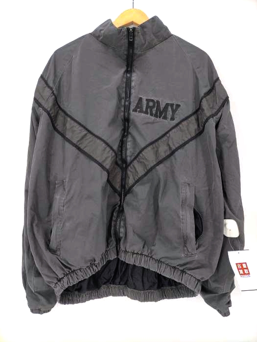 USED古着(ユーズドフルギ) ARMY IPFU Military Warmup Jacket トレーニングジャケット 製品染め メンズ 表記無