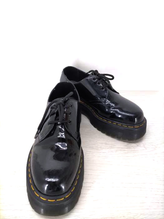 Dr.Martens(ドクターマーチン) 1461 QUAD 3 ホール シューズ パテント 厚底 メンズ UK：8