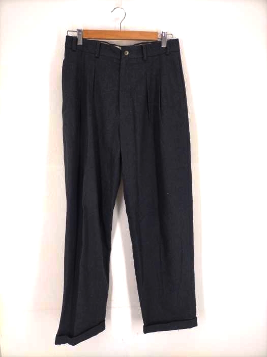 STRUCTURE(ストラクチャー) ITALIAN FABRIC ウール 2タックスラックスパンツ メンズ  31S