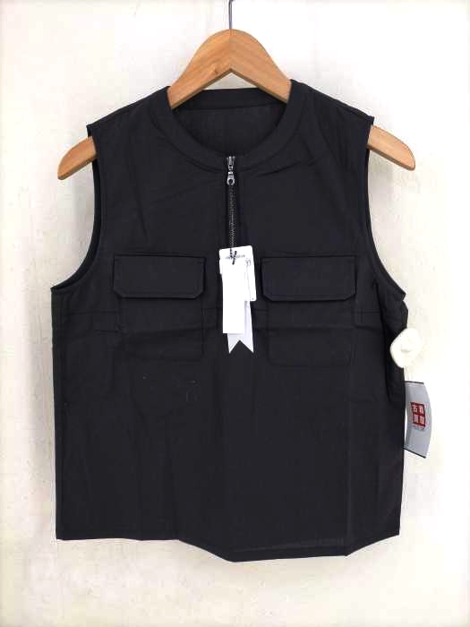 LAGUA GEM(ラグアジェム) CHEST POCKET NOSLEEVE BLOUSE レディース  S