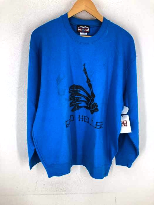ユーズドフルギ USED古着 {{GOOD HELLER}}  GOOD BONE LOGO CREW SWEAT メンズ JPN：XL