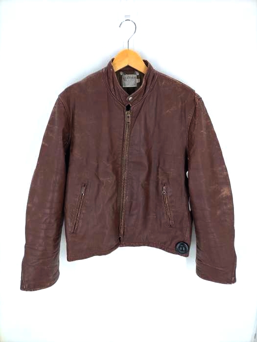 genuine leather(ジェニュイン レザー) 60-70S THIS GENUINE LEATHER GARMENT howads メンズ US：42