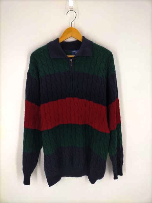 USED古着(ユーズドフルギ) CLAUDIO CAMPIONE ハーフジップシャツニット メンズ EUR：52