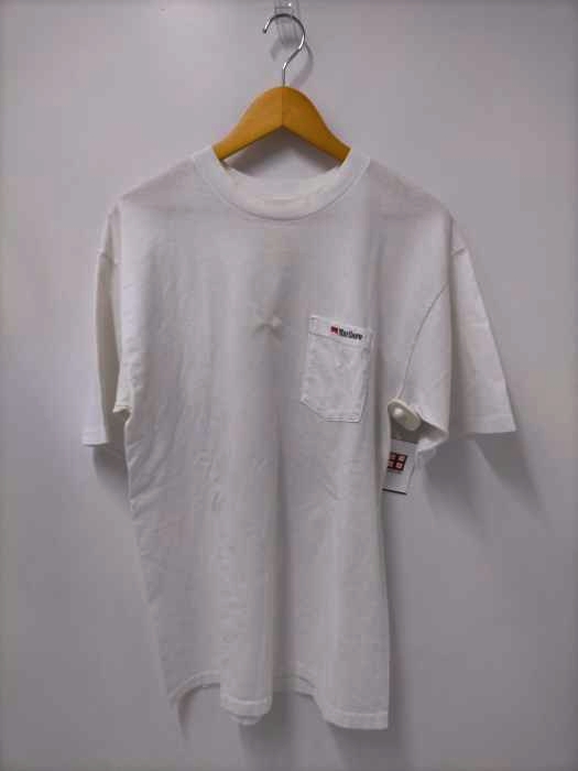 Marlboro(マルボロ) ロゴプリントポケット付きバックプリントクルーネックTシャツ メンズ 表記無