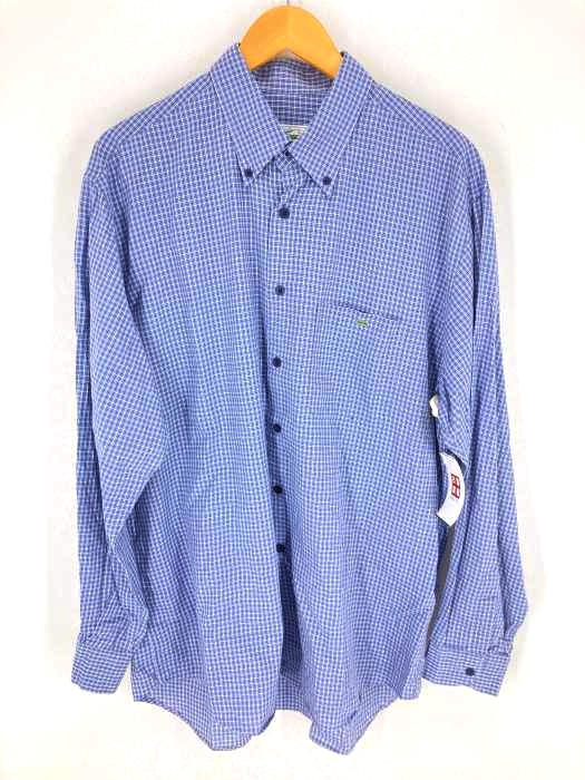ラコステ LACOSTE チェック柄 ボタンダウンシャツ メンズ  XL